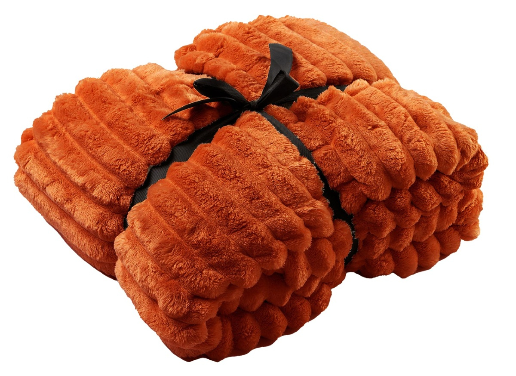 Dutch Decor Kuscheldecke 'Ricky' 150 x 200 cm Potters Clay - Orange